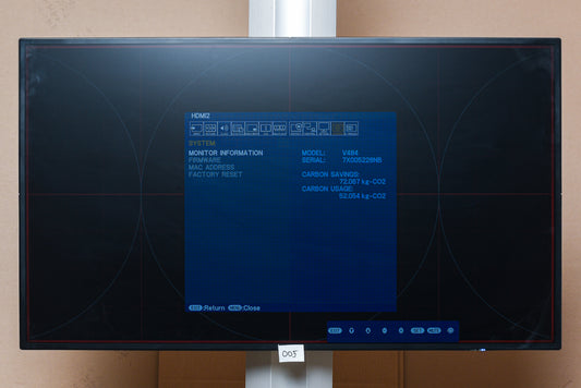 NEC MultiSync V484 – 48” HD Professional Display | B-Ware (7X005228NB)